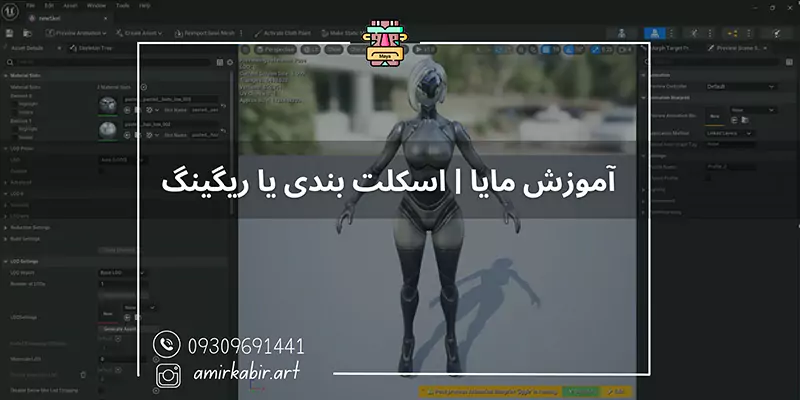 دوره مایا ( اسکلت بندی در مایا یا ریگینگ) در اصفهان