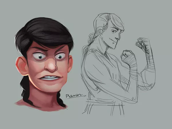 آموزش طراحی شخصیت کارتونی