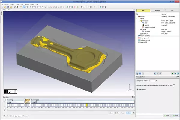 دوره آموزش شبیه ‌سازی آهنگری با DEFORM 3D