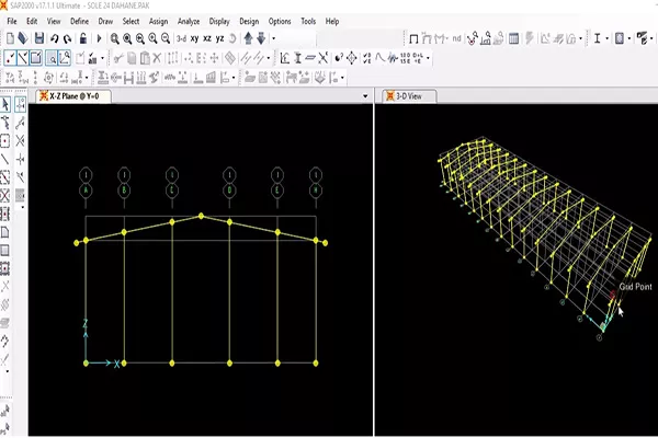 دوره طراحی سوله و سازه‌های صنعتی باSAP