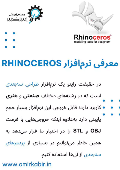 معرفی نرم‌افزار Rhinoceros