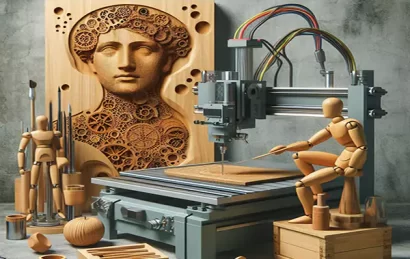 آینده مشاغل هنری با چوب در عصر دستگاه‌ سی ان سی