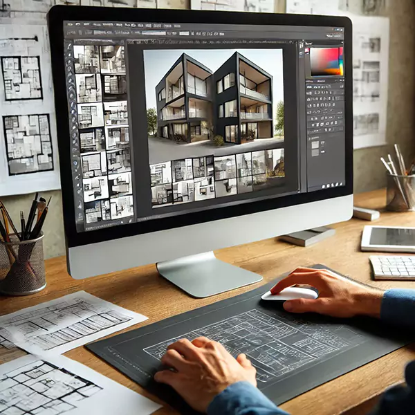 آموزش فتوشاپ معماری با مدرک فنی و حرفه ای