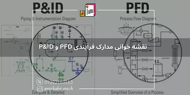 نقشه خوانی مدارک فرآیندی PFD و P&ID