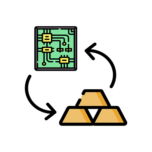 آموزش بازیابی طلا از برد های الکترونیکی در اصفهان